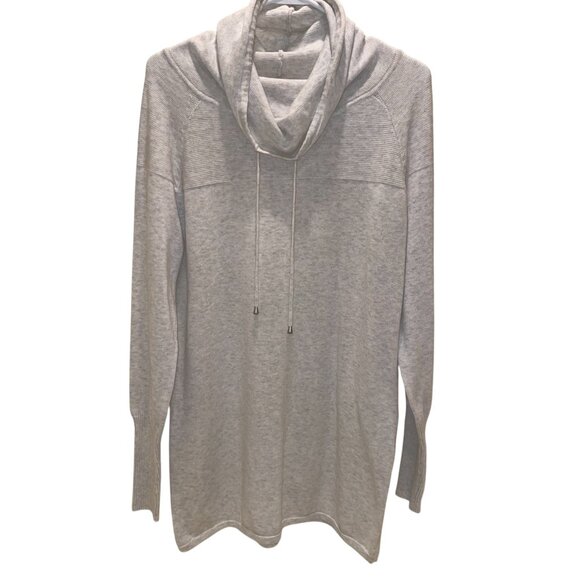 DAKINI Tunic Sweater Heather Oatmeal Size M - Picture 14 of 14